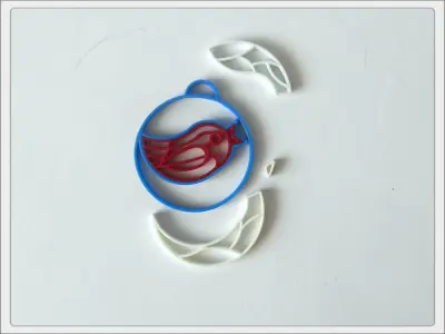 Christmas bird Free 3D print model
