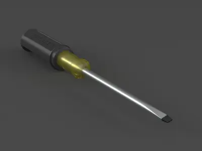 Screwdriver 3D model 11