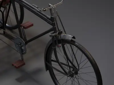 Three wheeler or van 3D model