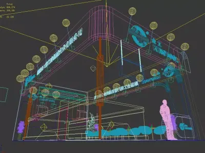 Exhibition - Area - 6X10-3DMAX2009-03 3D model