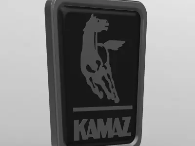 kamaz logo 3D model