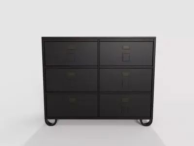 Chests of Drawers Industrial 3D model