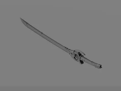 Genshin Impact -  Mistsplitter Reforged Free 3D model