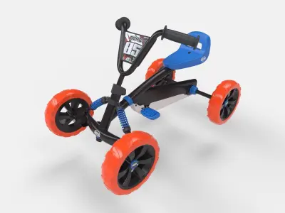 3 Wheel Kids Cycle Low-poly 3D model