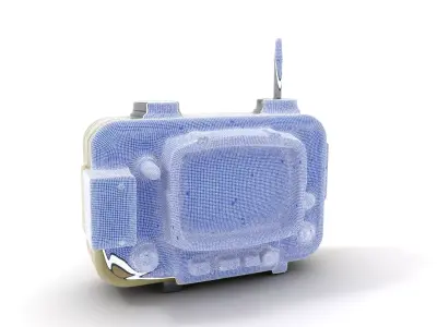 Portable Military Radar Device model pack Low-poly 3D model