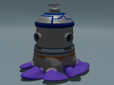 Futuristic SeaPod  3D model