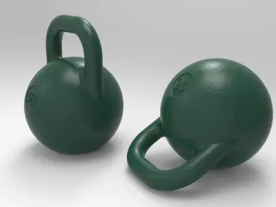 Kettlebell kettlebells 3D model