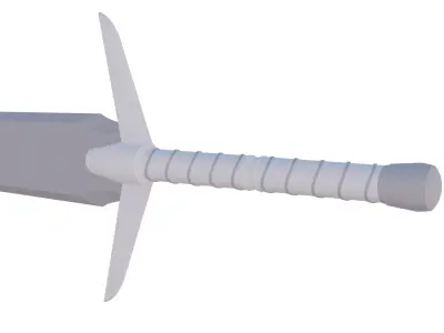 Base Long Sword 3D model