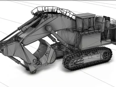 Heavy equipment - Vehicle 001 3D model