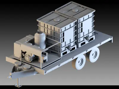 13- Trailers- Vol 01 3D model