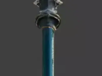 Legendary Trident of Atlantis 3D Model V04 Low-poly 3D model
