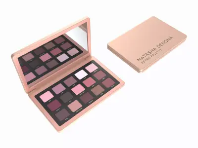 Eyeshadow Palette 15 Shadows Natasha Denona 3D model