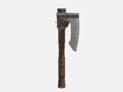 Troll Axe Low-poly 3D model buy