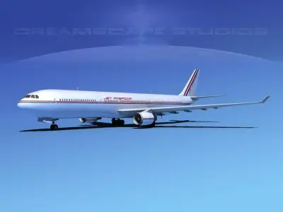 Airbus A330-300 Jet America 3D model
