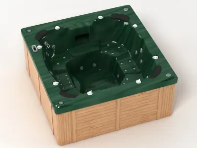 Whirlpool 4 Person Hot Tub 3D model purchase