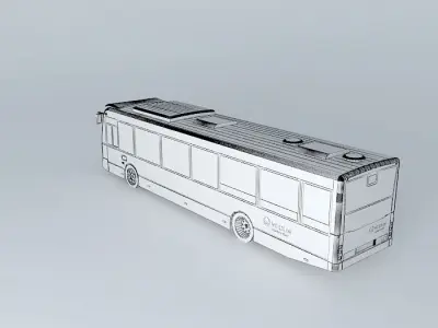 VDL Berkhof - Ambassador 200 / Veolia Livery Free 3D model