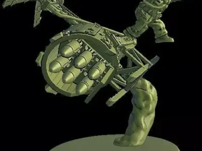 Ork Deffkopta abandon ship 3D print model