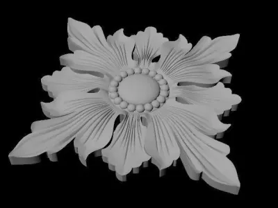 rosette dekor 3D model 47