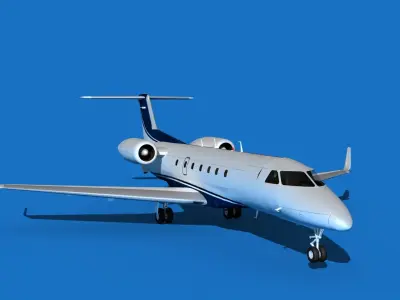 Embraer Legacy 500 V05 3D model