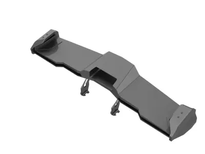 Spoiler tuning auto garage  3D model by izydor-template