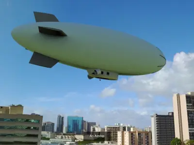 Airships collection 3D Model Pack