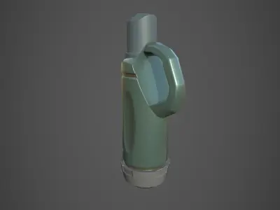 thermos  termo sci fi Low-poly 3D model