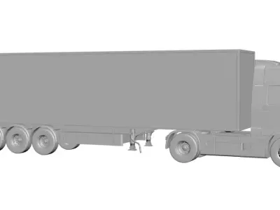 Heavy vehicle truck 3D model