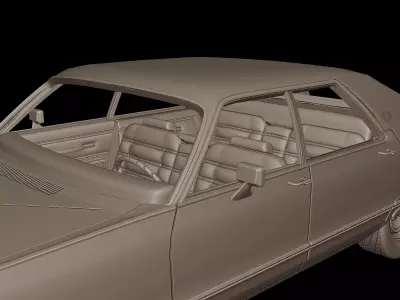 Chrysler new yorker 1971  3D print model