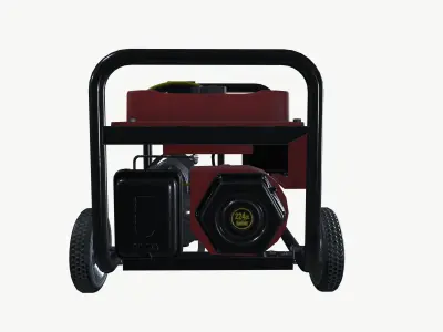 Portable Diesel Generator 3D model