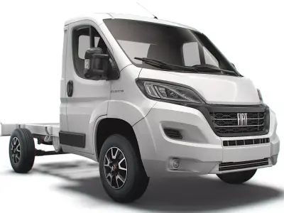 Fiat Ducato Chassis Truck Single Cab 3000WB 2022 3D model