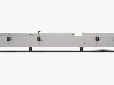 Plate Chain Conveyor Belt Free 3D model