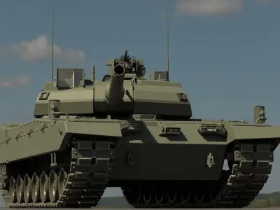 Altay War Tank 3D model