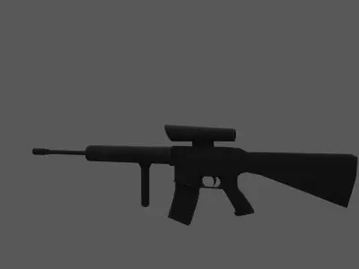 shooter Free low-poly 3D model