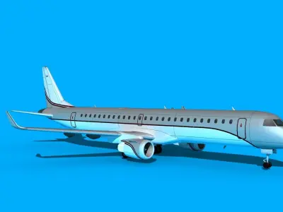 Embraer Emb-190 Corporate 3 3D model