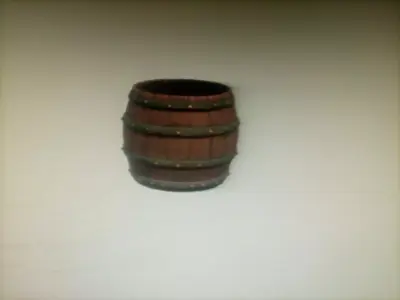 A realistic 3D Barrel Drum  Low-poly 3D model