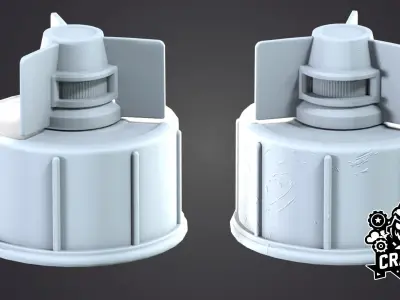 M59 Anti-Personnel Mine Low-poly 3D model