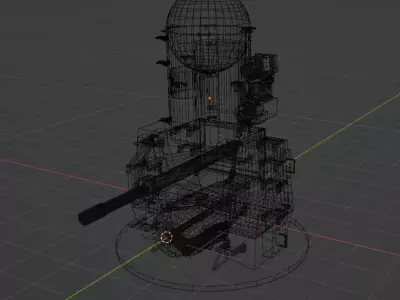 Phalanx CIWS Free 3D model purchase