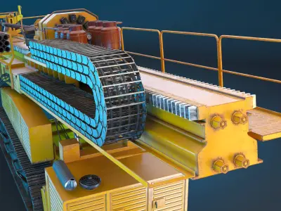 Mobile Drill 3D model