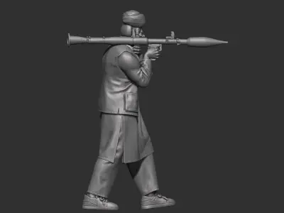 Eastern warrior 3 3D print model