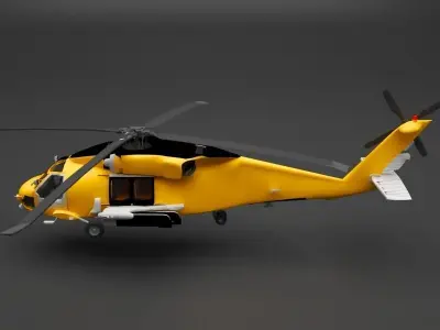 Helicopter 3D model 11