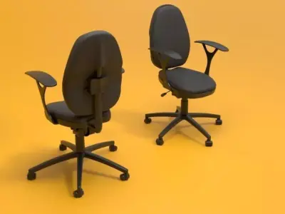 office rolling chair  3D model
