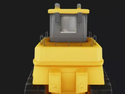 Bulldozer 3D Model 3D model