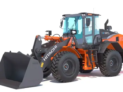 Wheel loader Hitachi ZW180-7 3D model