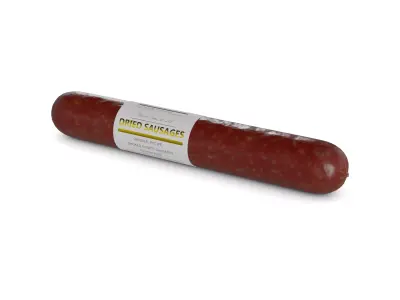 Dried sausages Dried Sausages Low-poly 3D model