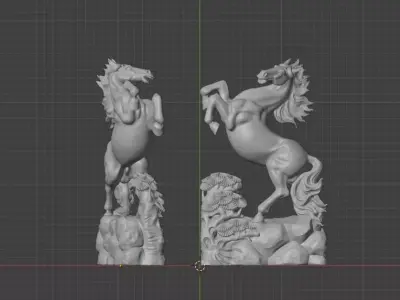 Horse Free 3D print model