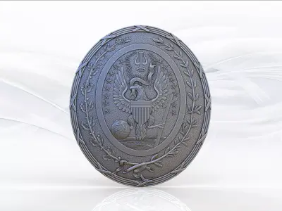 Georgetown Seal 3D print model