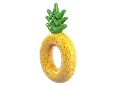 Inflatable Pineapple Pool Toy 3D model