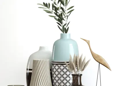 Decorative set 3D model