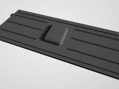 GNOM 3 All Terrain Vehicle Soviet RC Toy Battery Cover 3D print model