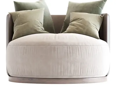 Armchair Mademoiselle 3D model